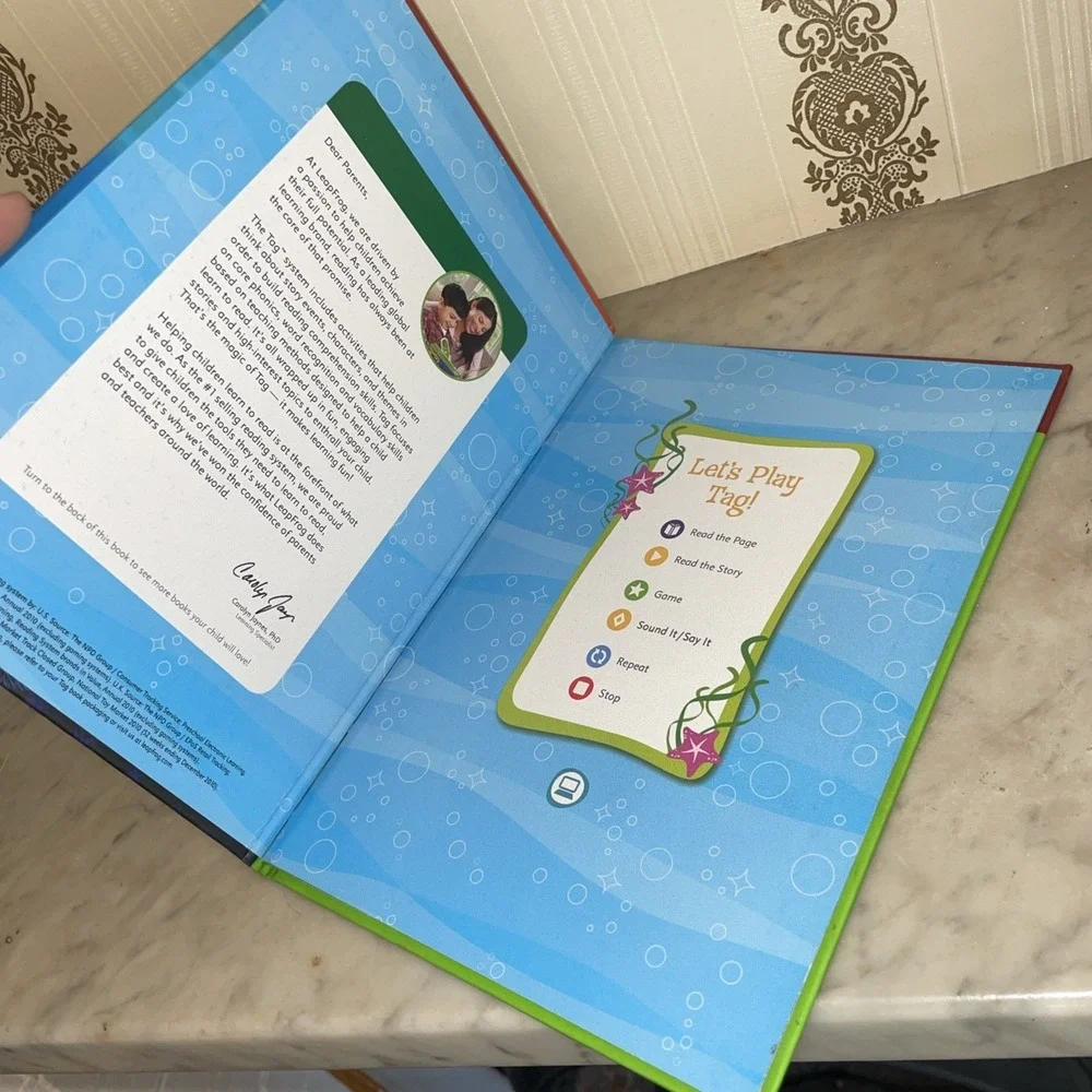 Finding Nemo Lost and Found Disney Leap Reader Book Hardcover Interactive Reader